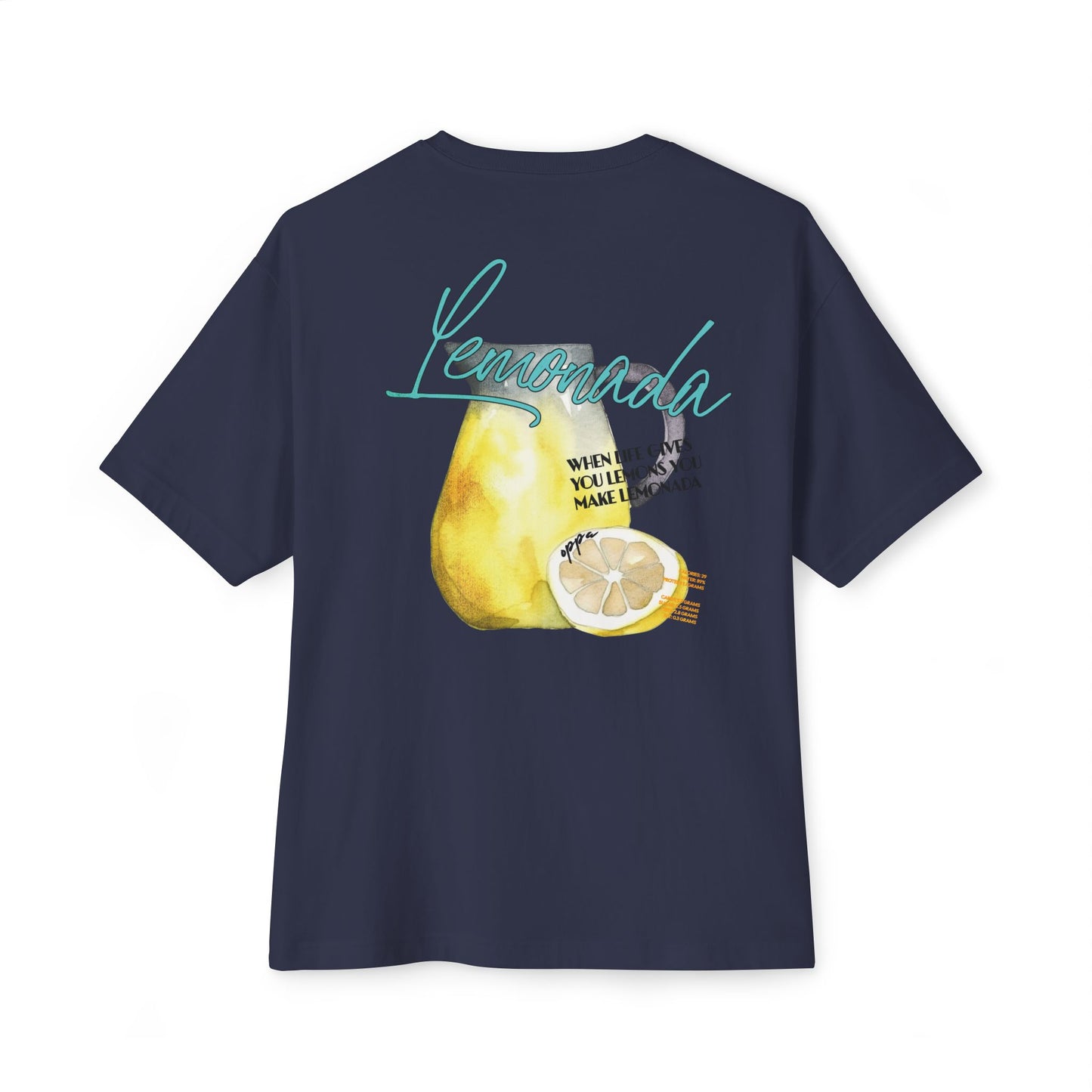 Oppa Lemonada Unisex Oversized Boxy Graphic Tee