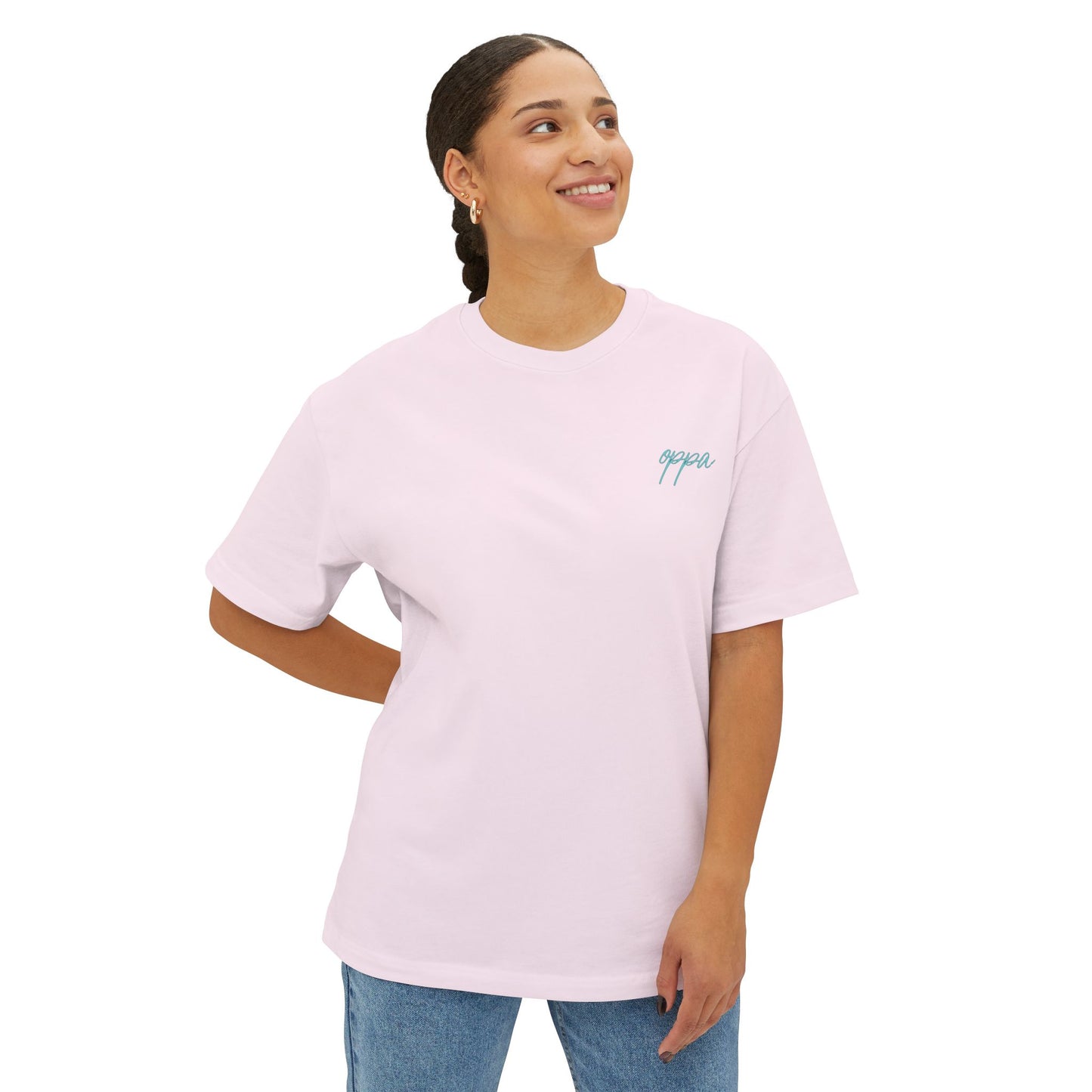 Oppa Lemonada Unisex Oversized Boxy Graphic Tee