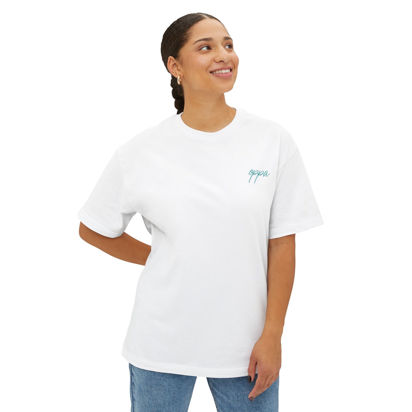 Oppa Lemonada Unisex Oversized Boxy Graphic Tee