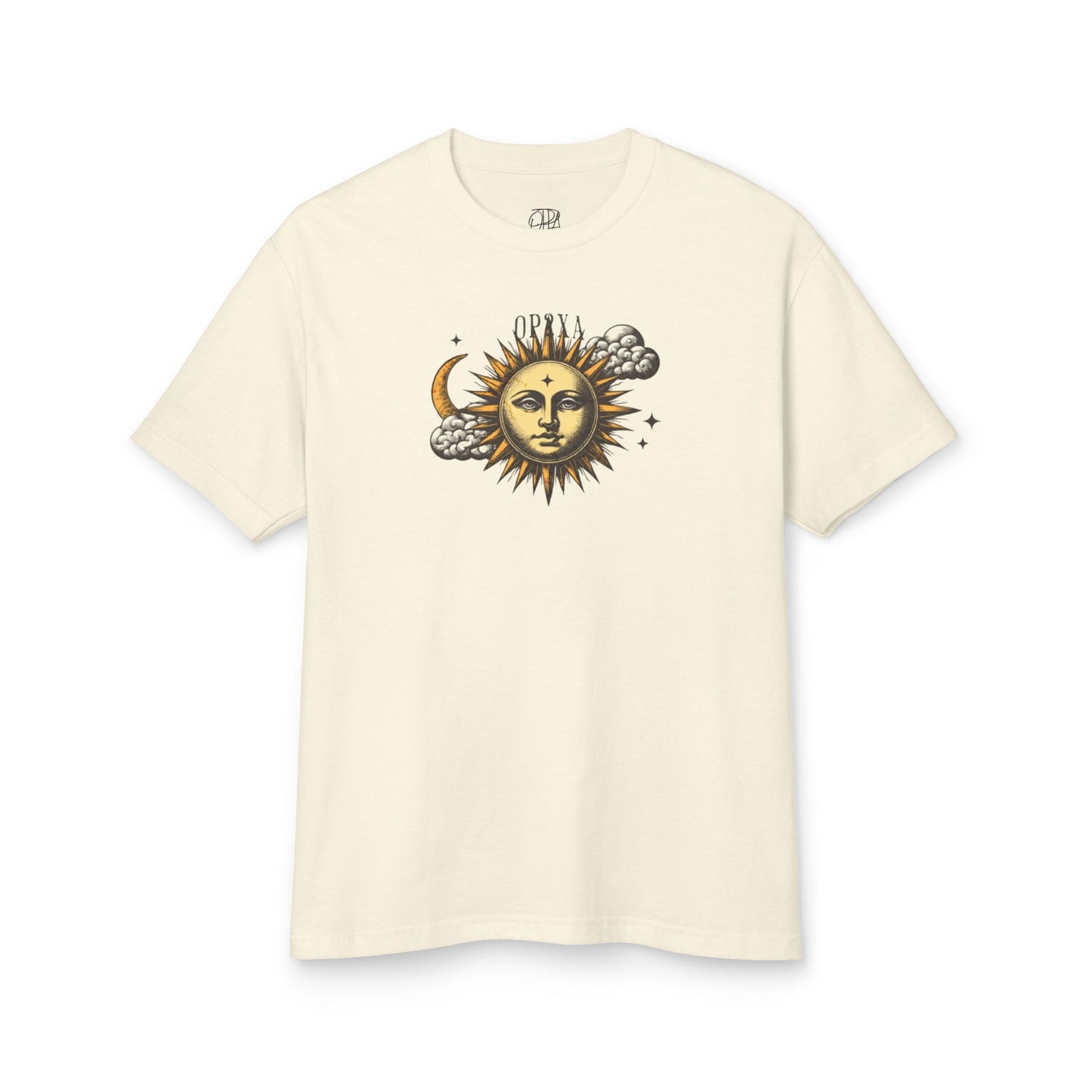 Oppa Sun and Clouds Unisex Heavyweight Cotton Graphic Tee