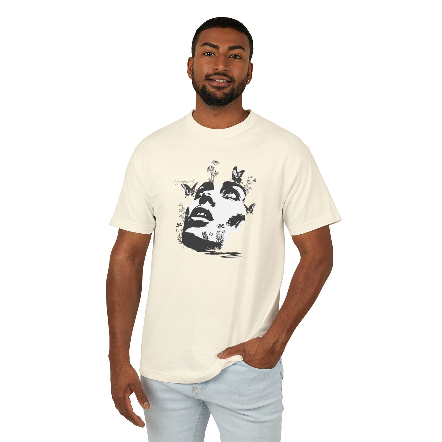 Oppa Butterfly Dream Unisex Heavyweight Cotton Graphic Tee