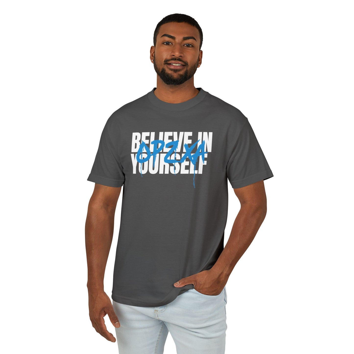 Oppa Believe in Yourself Unisex Heavyweight Cotton Graphic Tee