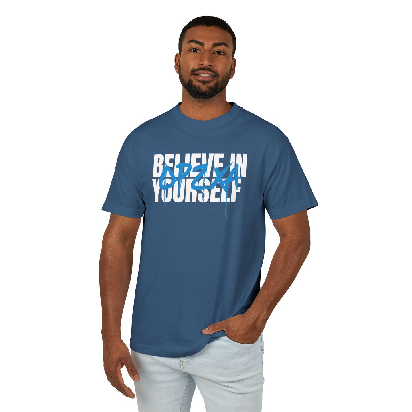 Oppa Believe in Yourself Unisex Heavyweight Cotton Graphic Tee