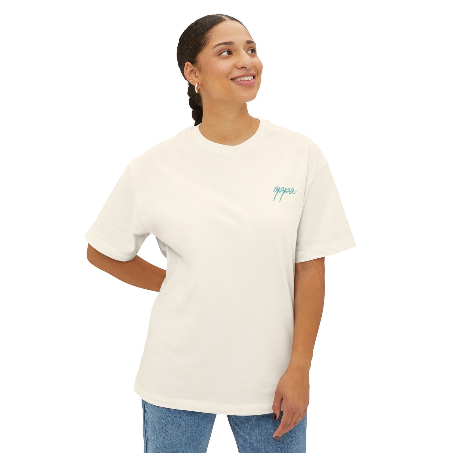 Oppa Lemonada Unisex Oversized Boxy Graphic Tee