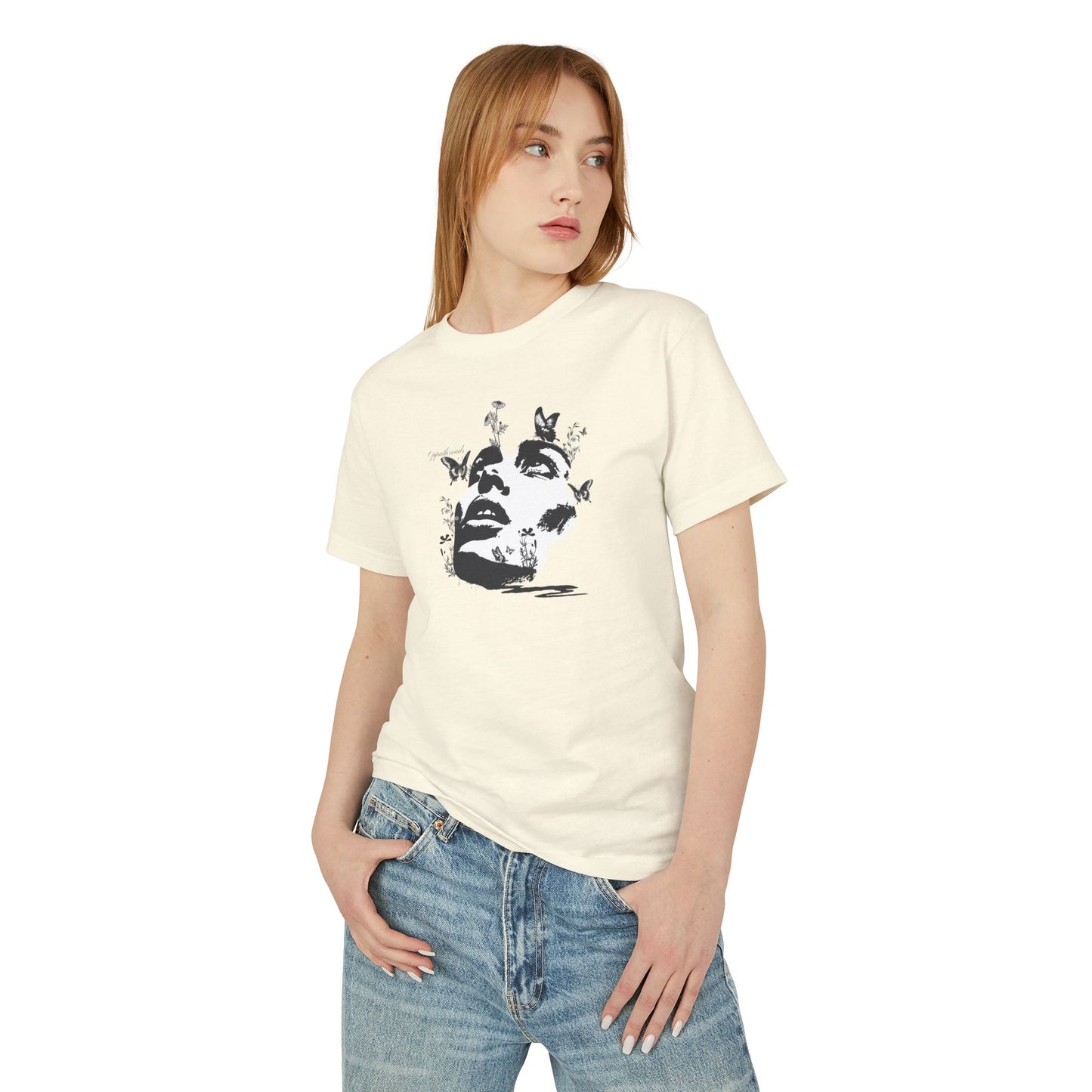 Oppa Butterfly Dream Unisex Heavyweight Cotton Graphic Tee