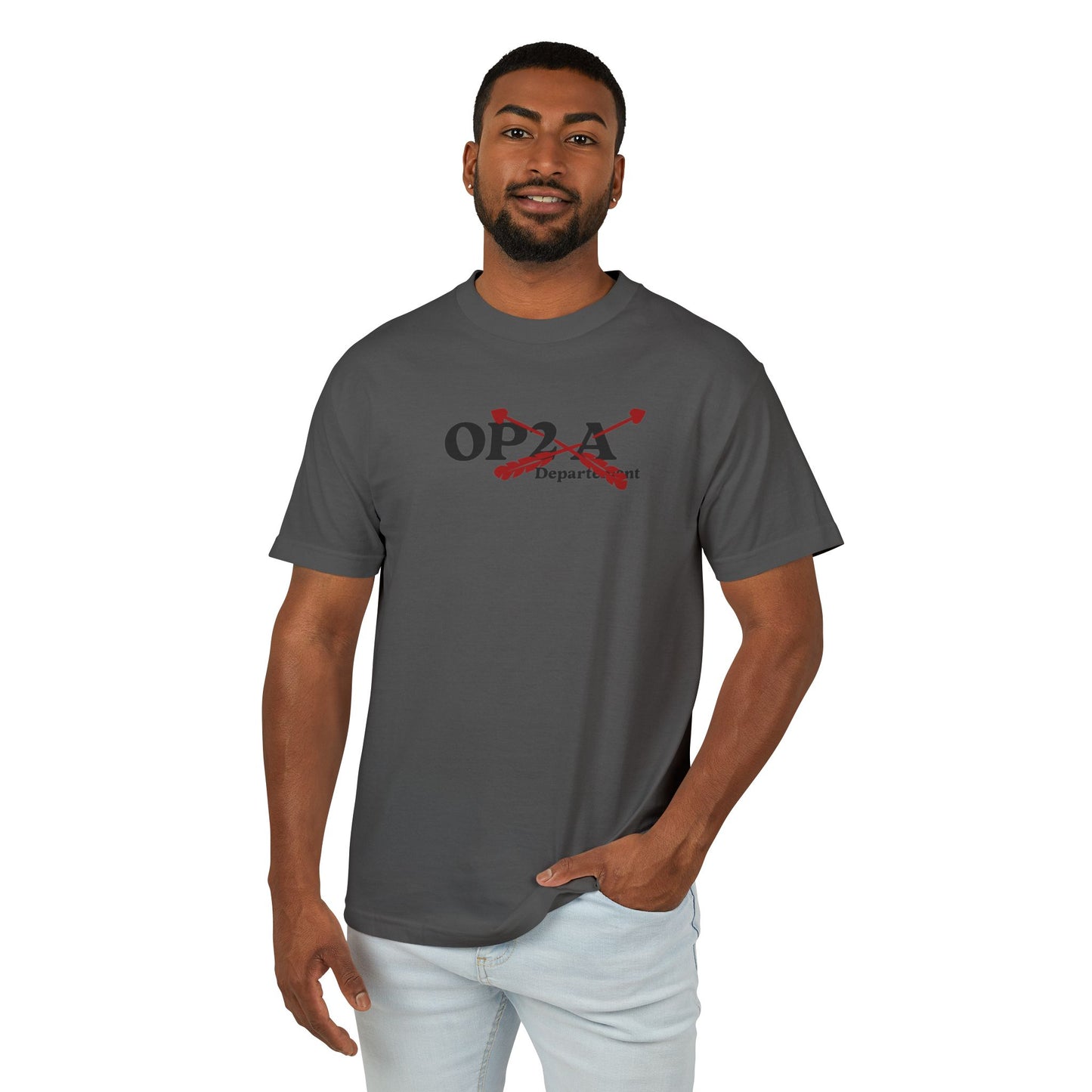 Oppa Arrow Unisex Heavyweight Cotton Graphic Tee