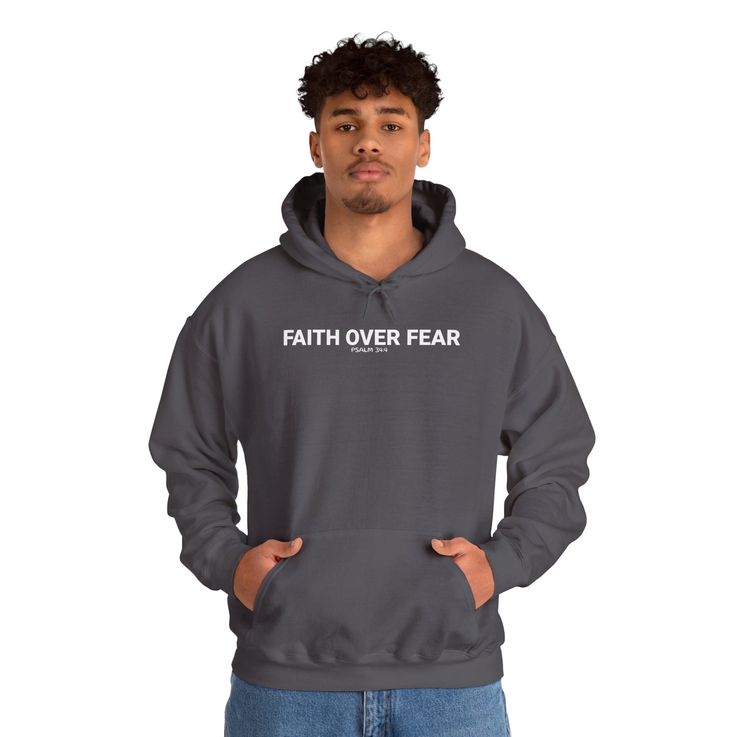 Oppa Faith Over Fear Graphic Hoodie