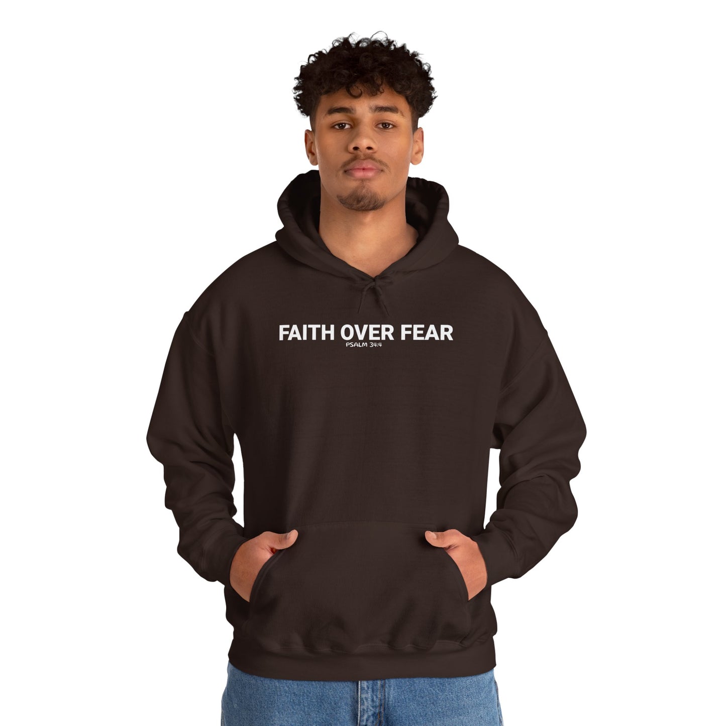 Oppa Faith Over Fear Graphic Hoodie
