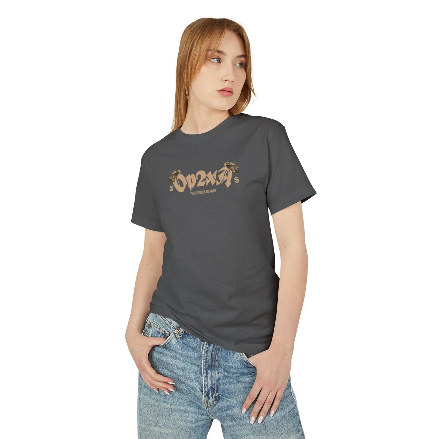 Oppa Vintage Greed Angel Unisex Heavyweight Cotton Graphic Tee
