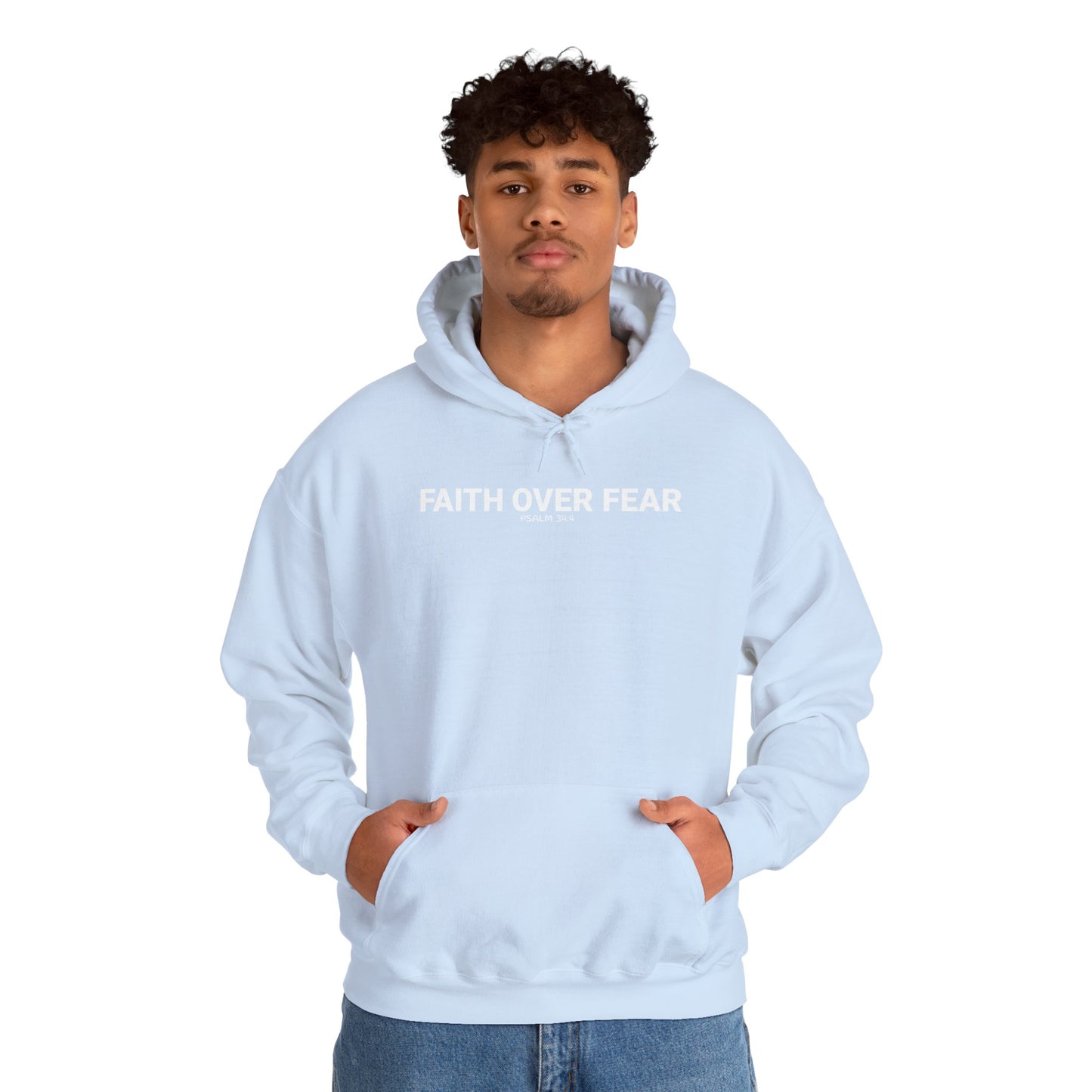 Oppa Faith Over Fear Graphic Hoodie