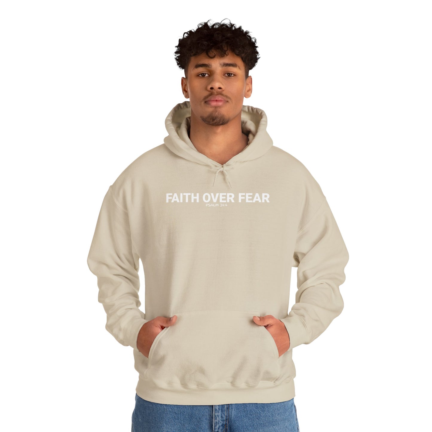 Oppa Faith Over Fear Graphic Hoodie