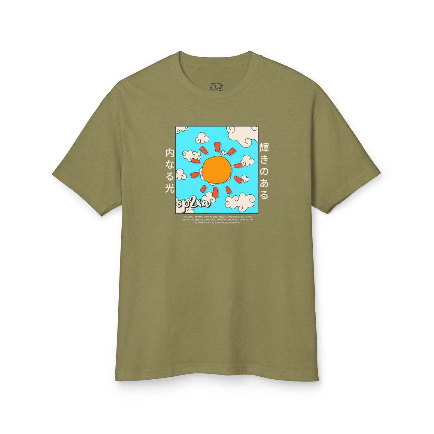 Oppa Japanese Sun Unisex Heavyweight Cotton Graphic Tee