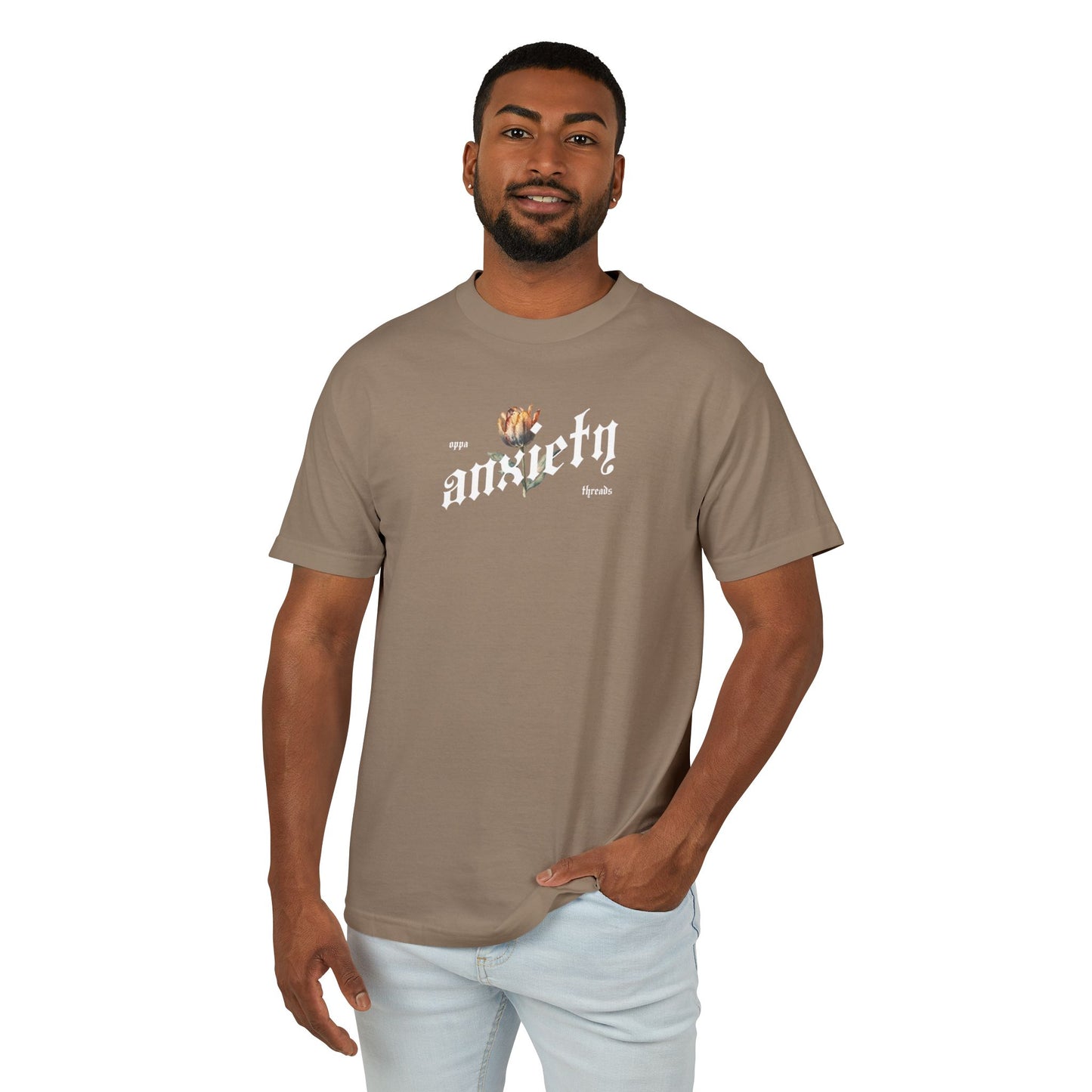 Oppa Anxiety Unisex Heavyweight Cotton Graphic Tee