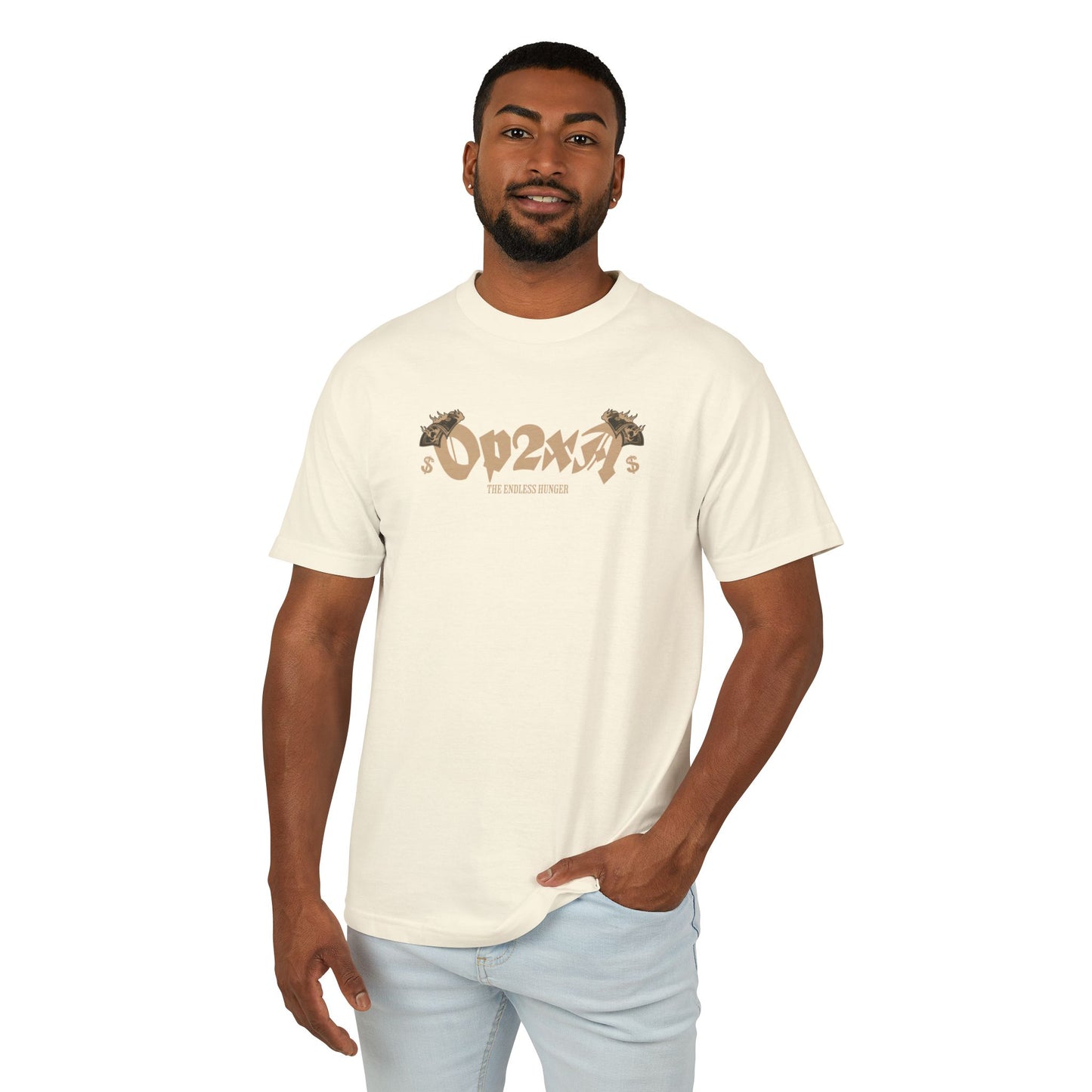 Oppa Vintage Greed Angel Unisex Heavyweight Cotton Graphic Tee