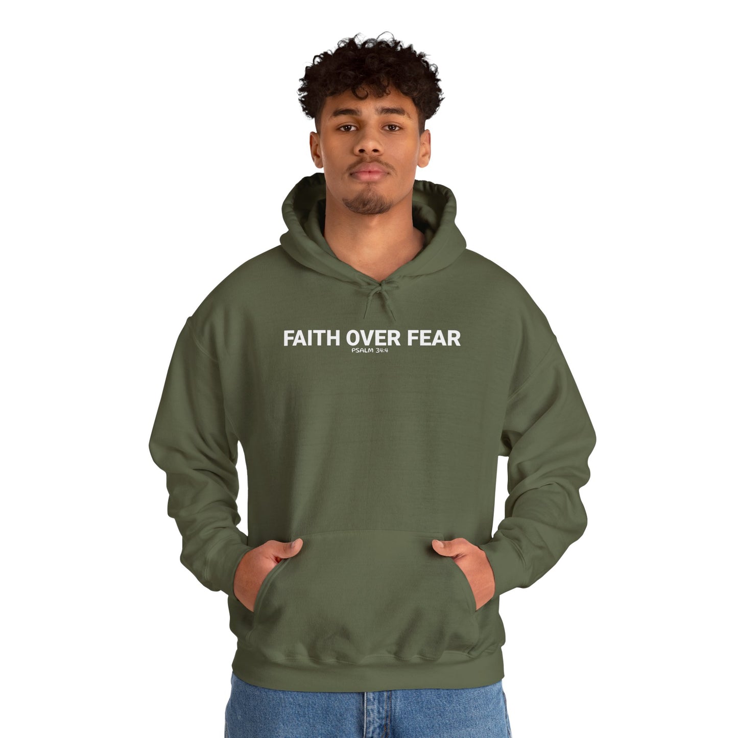 Oppa Faith Over Fear Graphic Hoodie