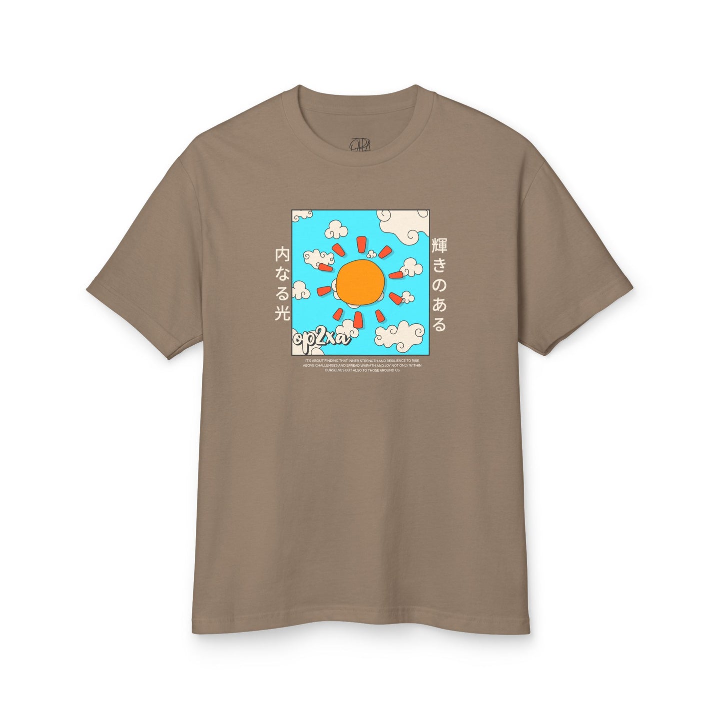 Oppa Japanese Sun Unisex Heavyweight Cotton Graphic Tee