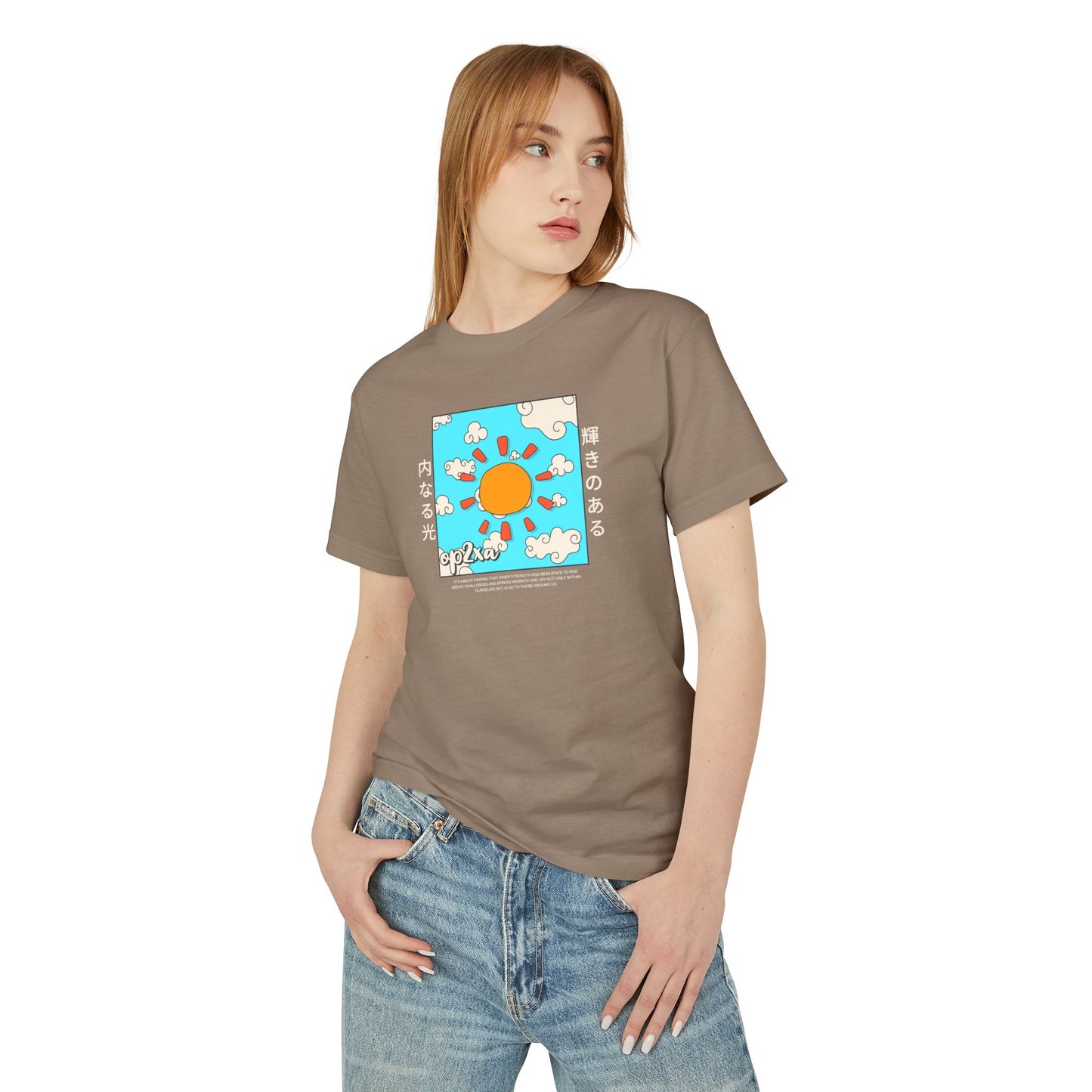 Oppa Japanese Sun Unisex Heavyweight Cotton Graphic Tee