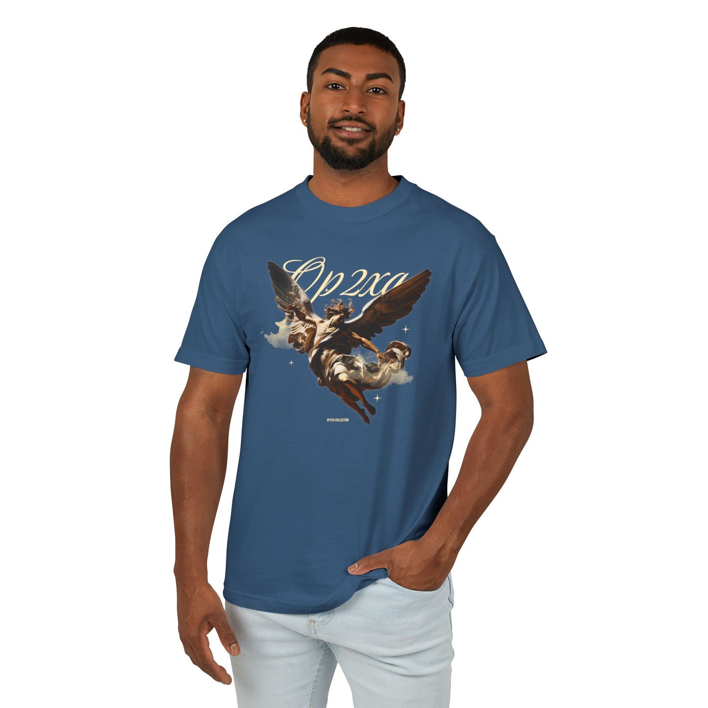 Oppa Vintage Angel Unisex Heavyweight Cotton Graphic Tee