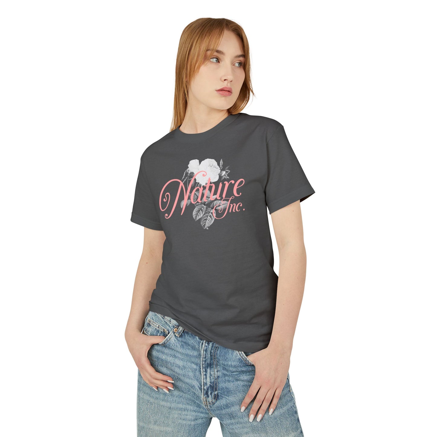 Oppa Nature Inc. Flower Unisex Heavyweight Cotton Graphic Tee