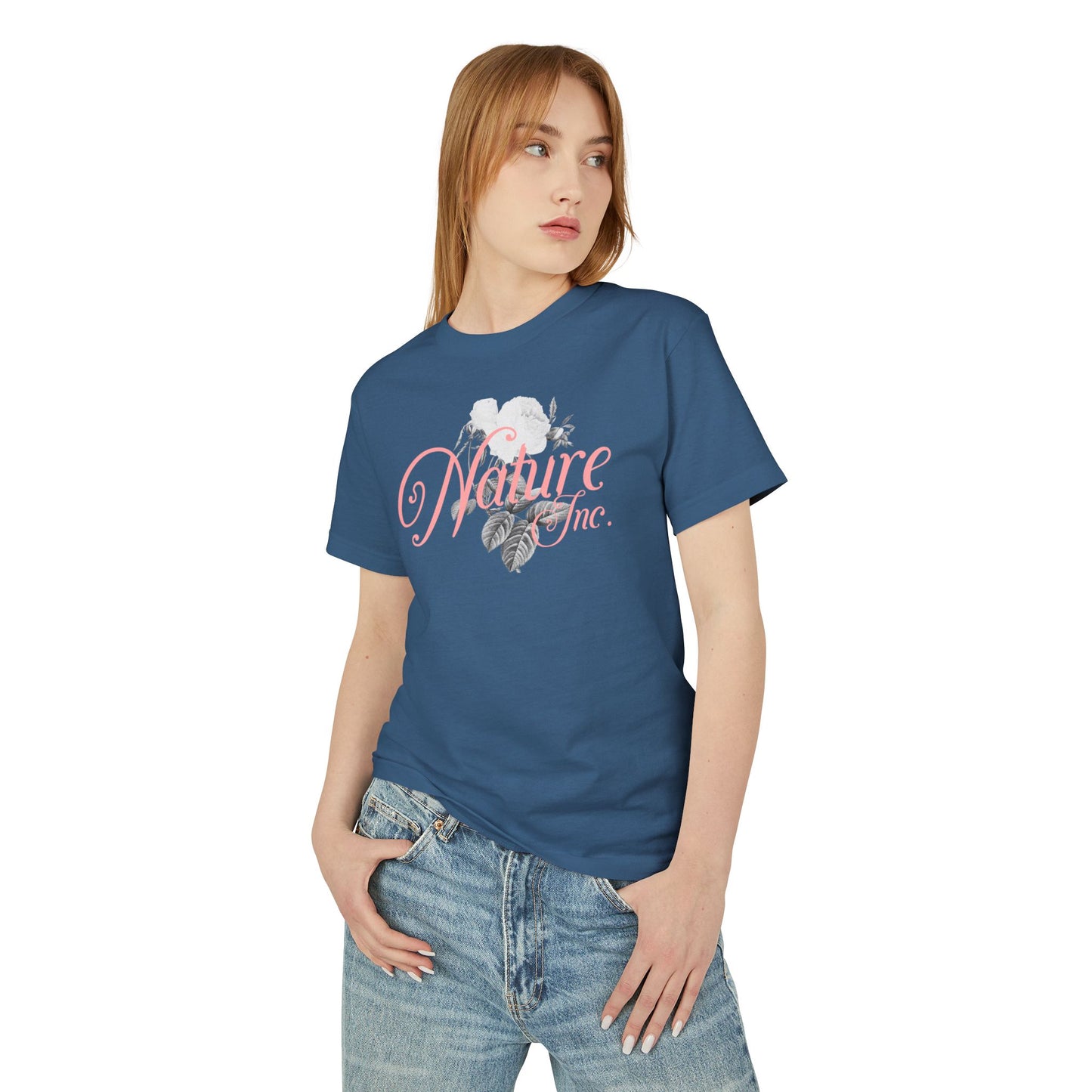 Oppa Nature Inc. Flower Unisex Heavyweight Cotton Graphic Tee