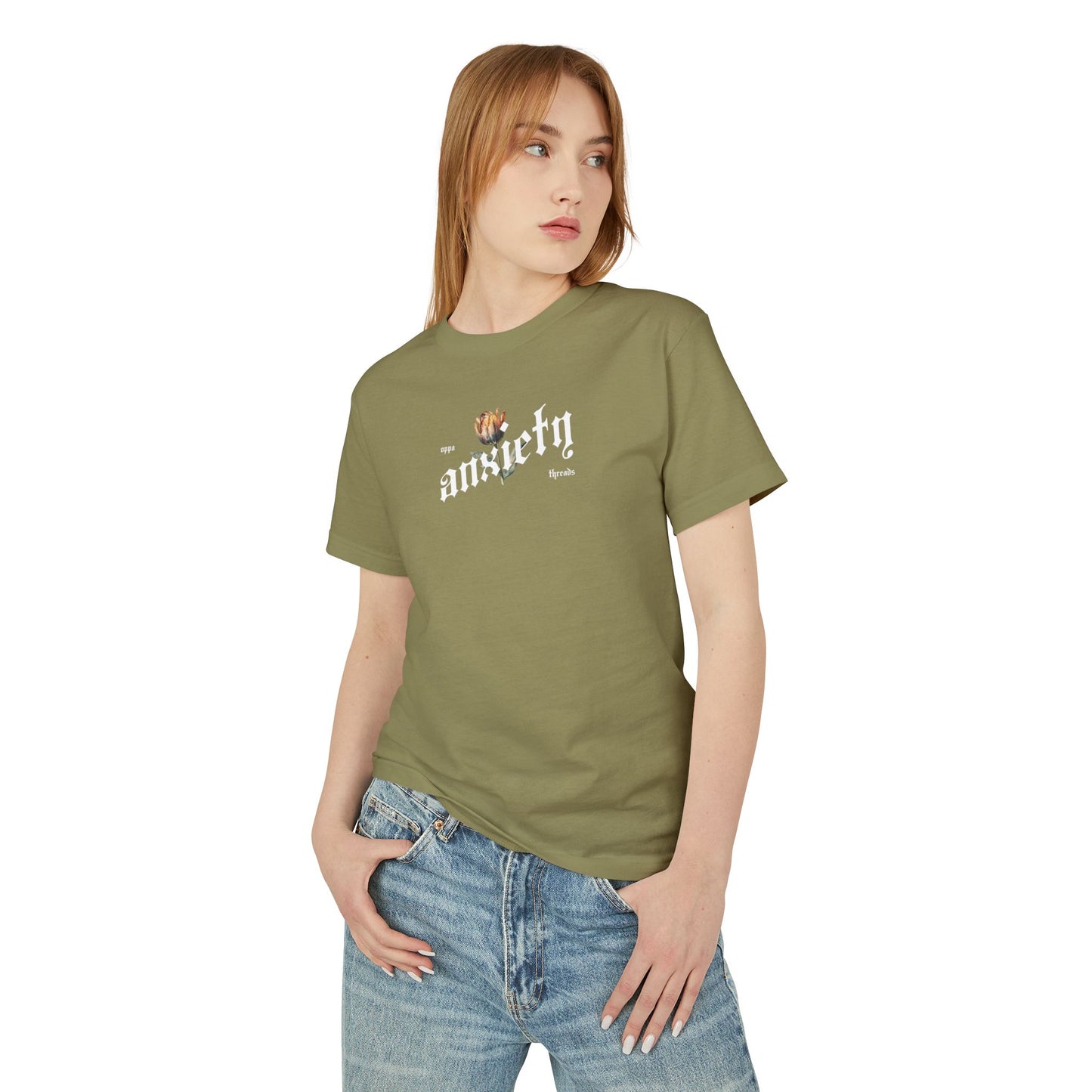 Oppa Anxiety Unisex Heavyweight Cotton Graphic Tee