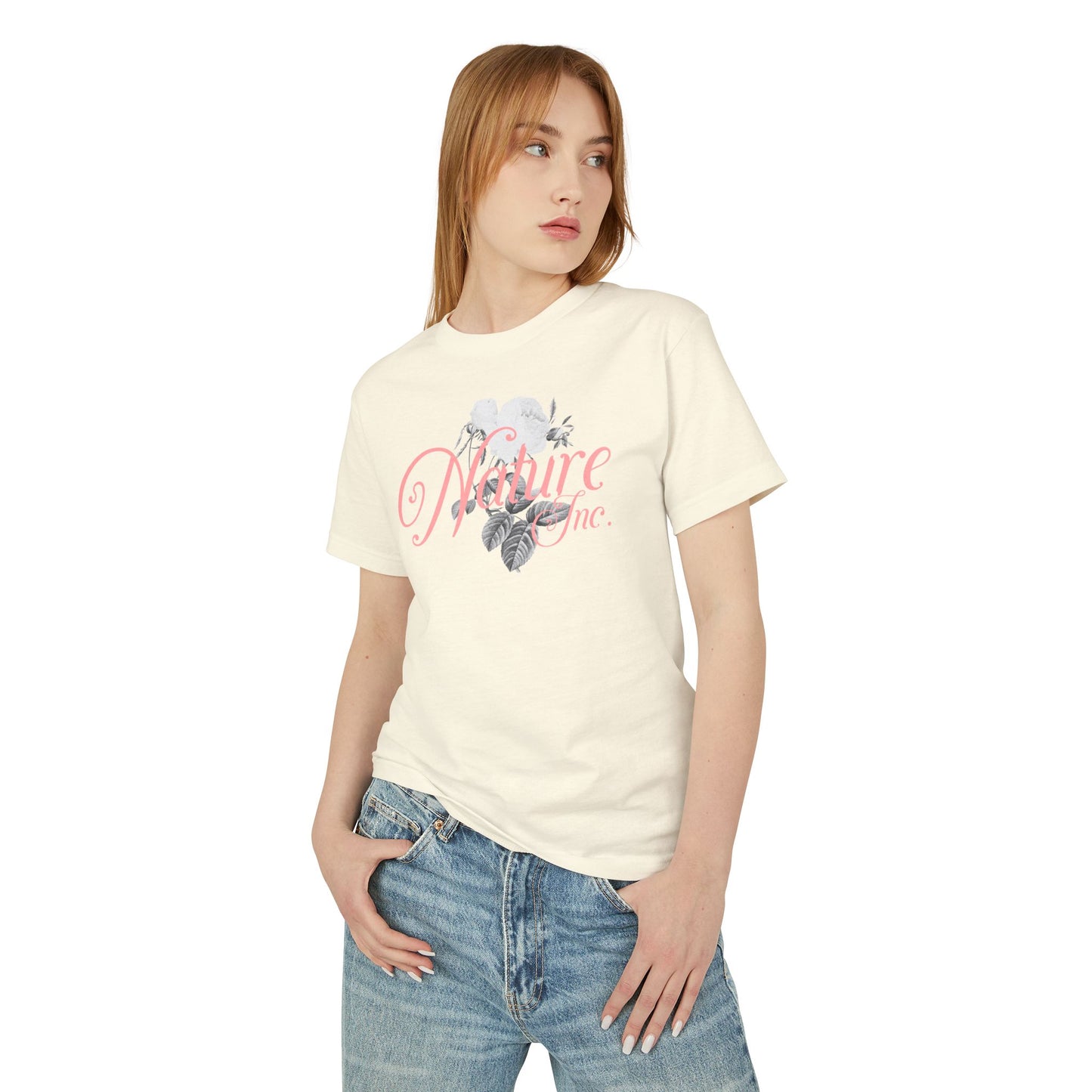 Oppa Nature Inc. Flower Unisex Heavyweight Cotton Graphic Tee
