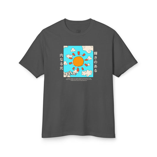 Oppa Japanese Sun Unisex Heavyweight Cotton Graphic Tee