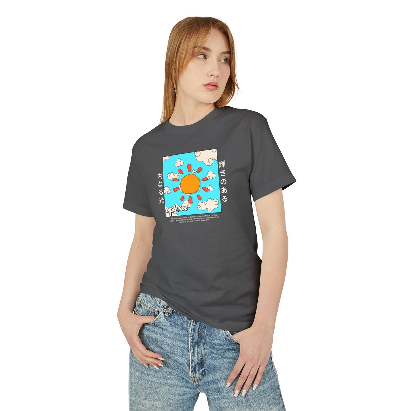 Oppa Japanese Sun Unisex Heavyweight Cotton Graphic Tee
