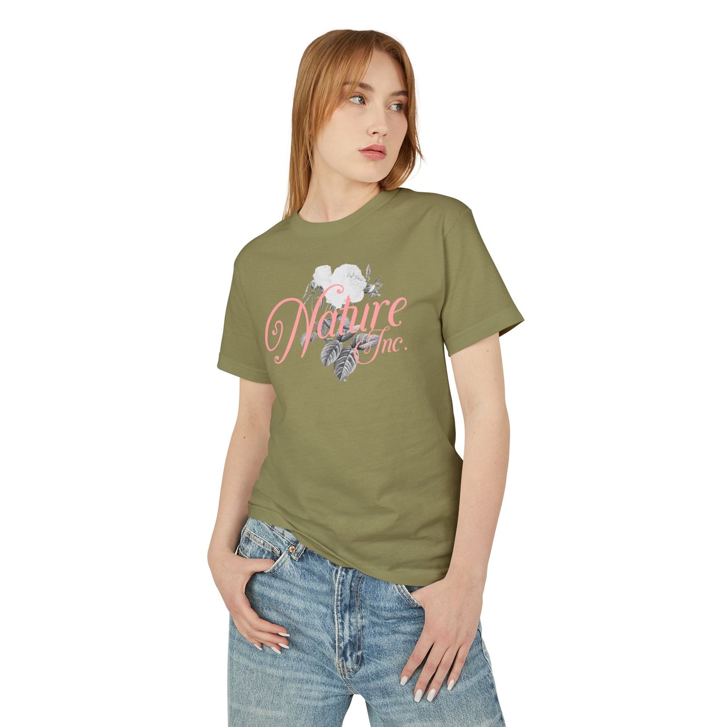 Oppa Nature Inc. Flower Unisex Heavyweight Cotton Graphic Tee