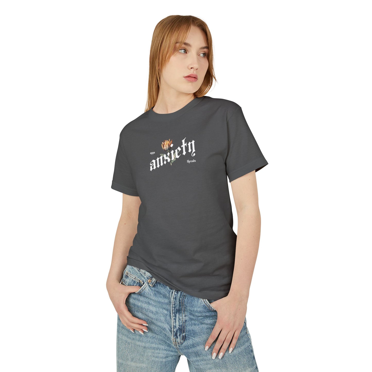 Oppa Anxiety Unisex Heavyweight Cotton Graphic Tee