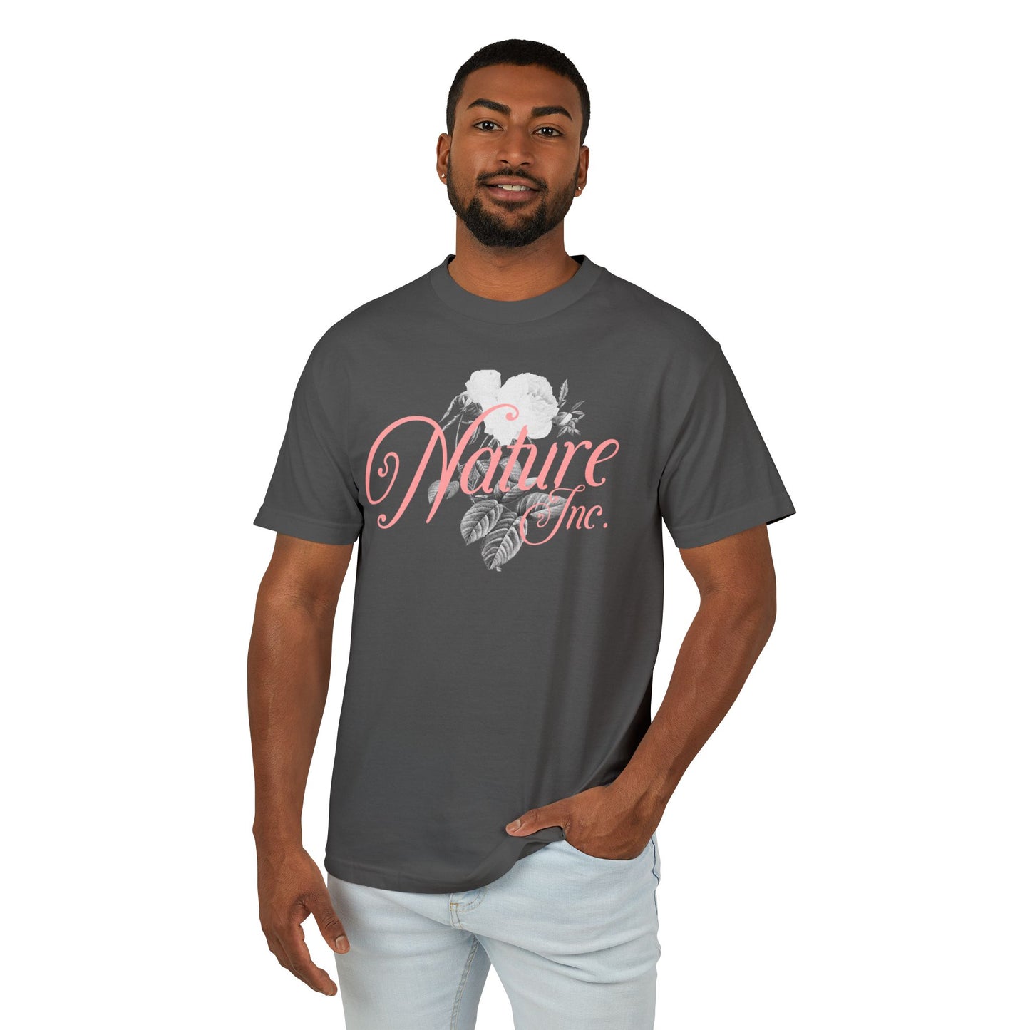 Oppa Nature Inc. Flower Unisex Heavyweight Cotton Graphic Tee