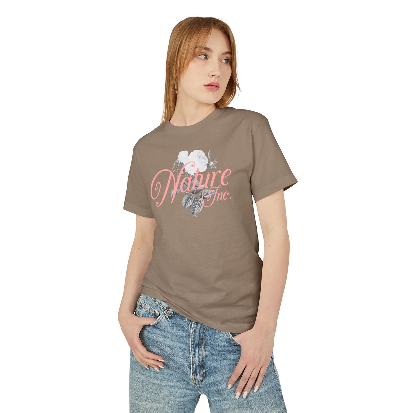 Oppa Nature Inc. Flower Unisex Heavyweight Cotton Graphic Tee