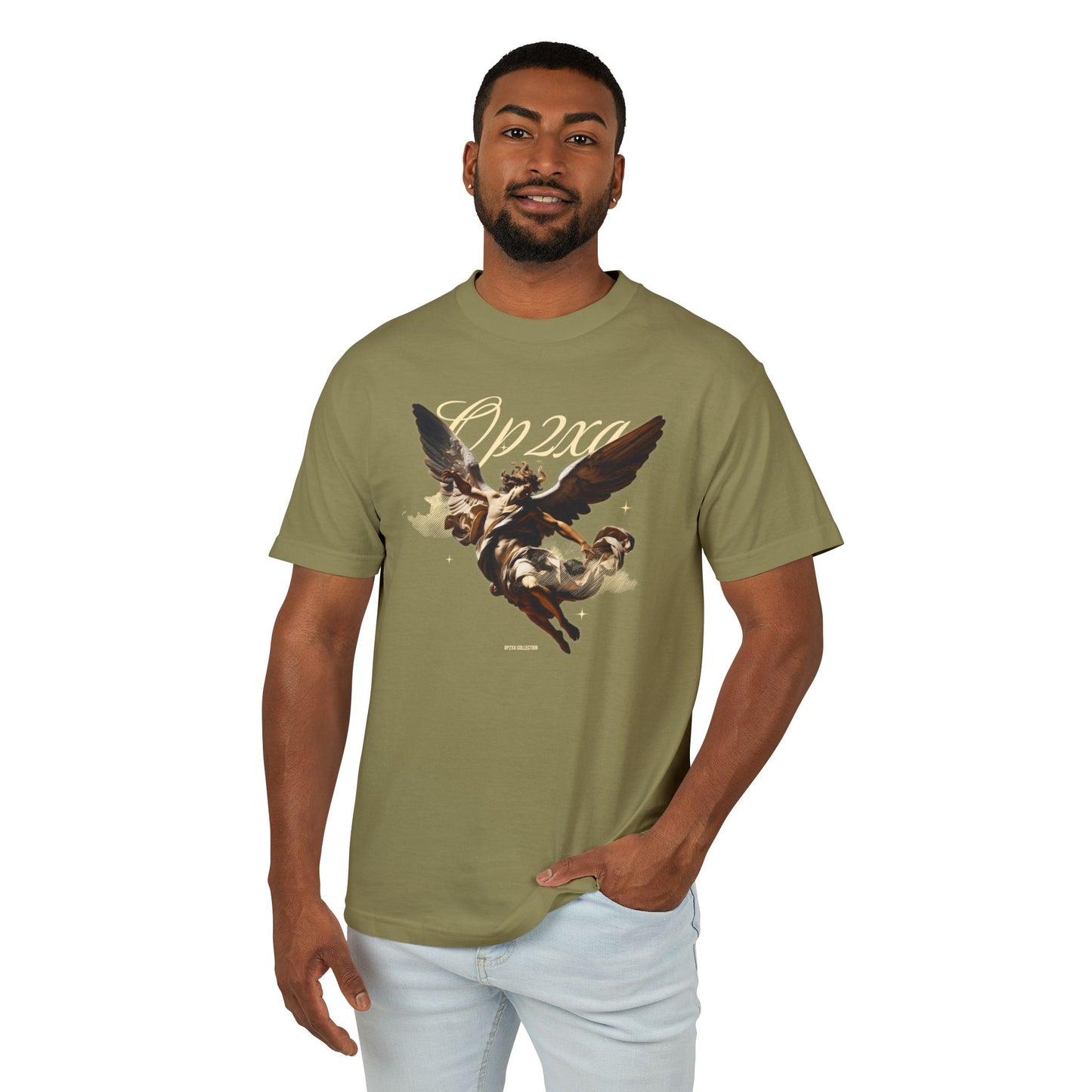 Oppa Vintage Angel Unisex Heavyweight Cotton Graphic Tee