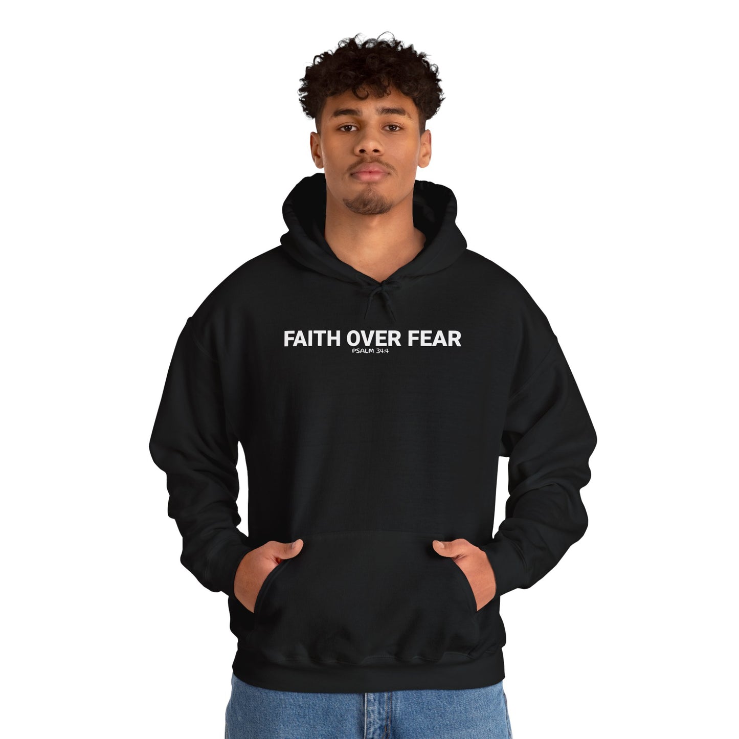 Oppa Faith Over Fear Graphic Hoodie